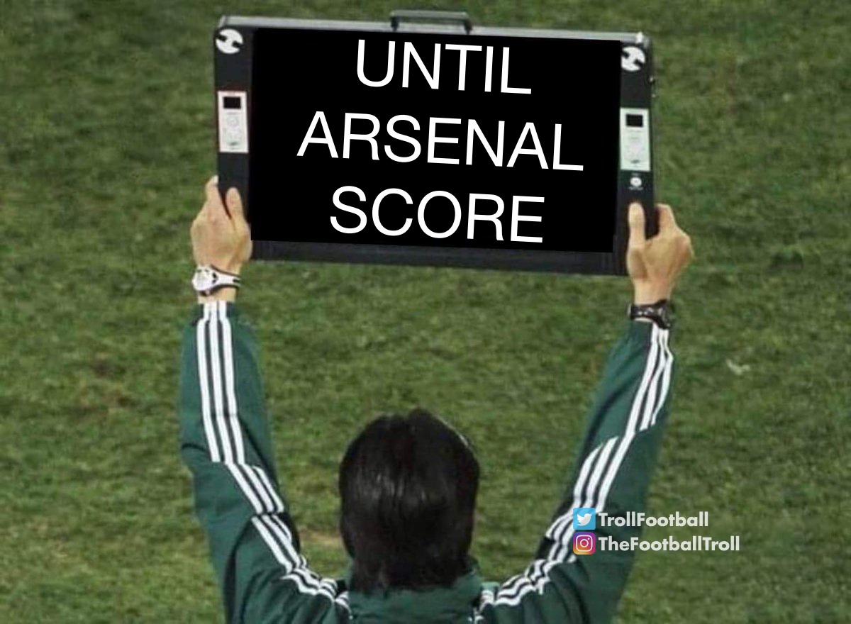 TrollFootball's tweet photo. 7 minutes added in 1st half, 8 minutes added in 2nd half https://t.co/LSEXZpKmA9