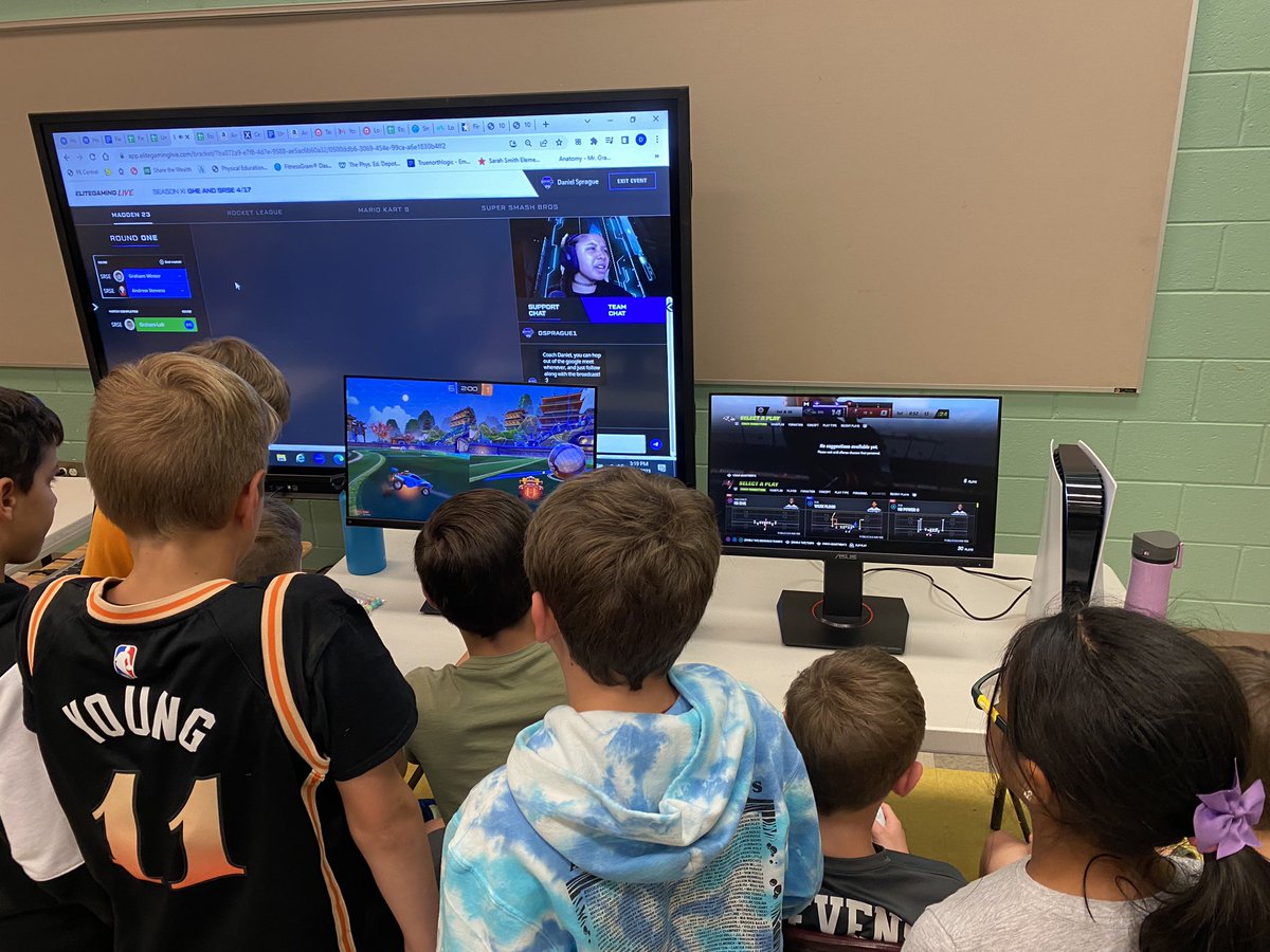 SRSPE_'s tweet photo. Our first @APS_SarahSmith Esports club has been a success so far. I’m learning as I go. We still have three more school tournaments to go before the big one on May 13th. @dehutson7 @DrLisaHerring https://t.co/2zgKi2T0LU