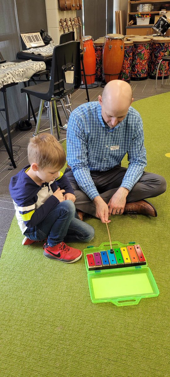 This afternoon TK Students at Meadow Brook hosted their families for a music open house! We loved teaching our families and making music with them! <a href="/BergsEyeView/">Seth Berg</a> <a href="/rochcommschools/">Rochester Community Schools</a>