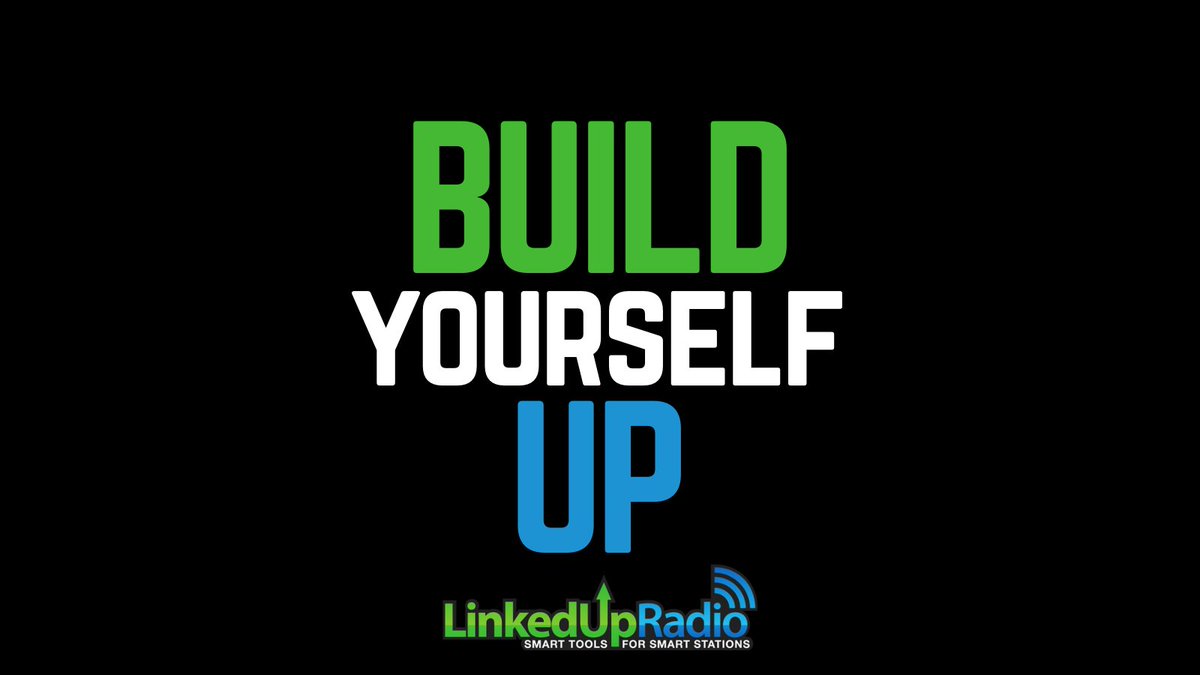 Build Yourself Up. 

Have a great weekend, from our company to yours.

#Weekend #Friday #FriYay #BuildYourselfUp #LinkedUpRadio #Envisionwise #digitalsolutions #radiosolutions