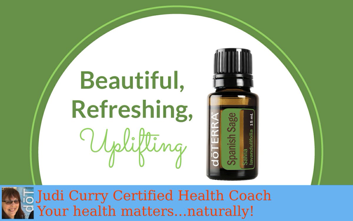 JudiStudio's tweet photo. Welcome Spanish Sage to the doTERRA family! https://t.co/Zw8fMZxAEi