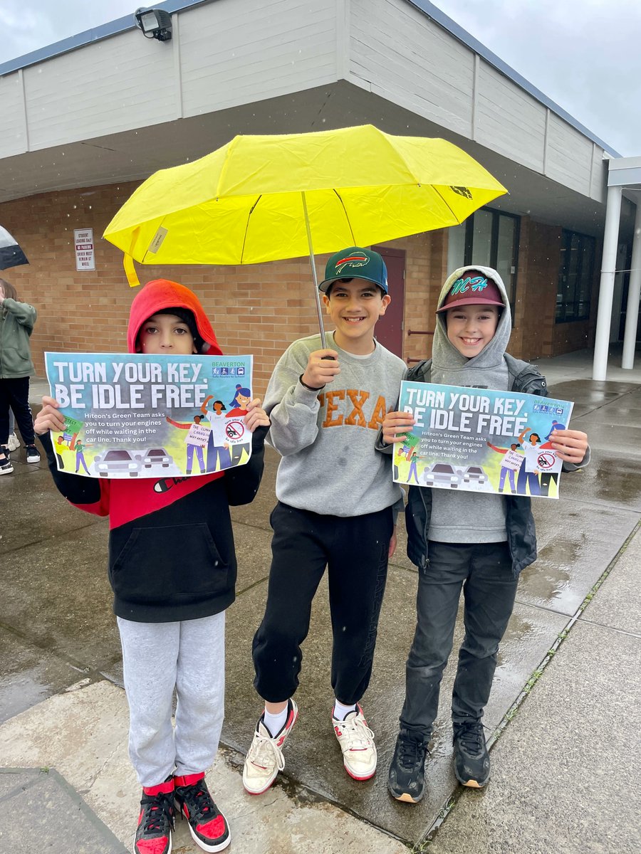 BeavertonSD's tweet photo. The Hiteon Elementary Green Team supported an anti-idling campaign this week leading up to Earth Day on Saturday. Their slogan for the week was "Engines off, so we don't cough!"
#BSDtogether
#LetsBeResponsible
@HiteonES https://t.co/61TqtAbFOQ