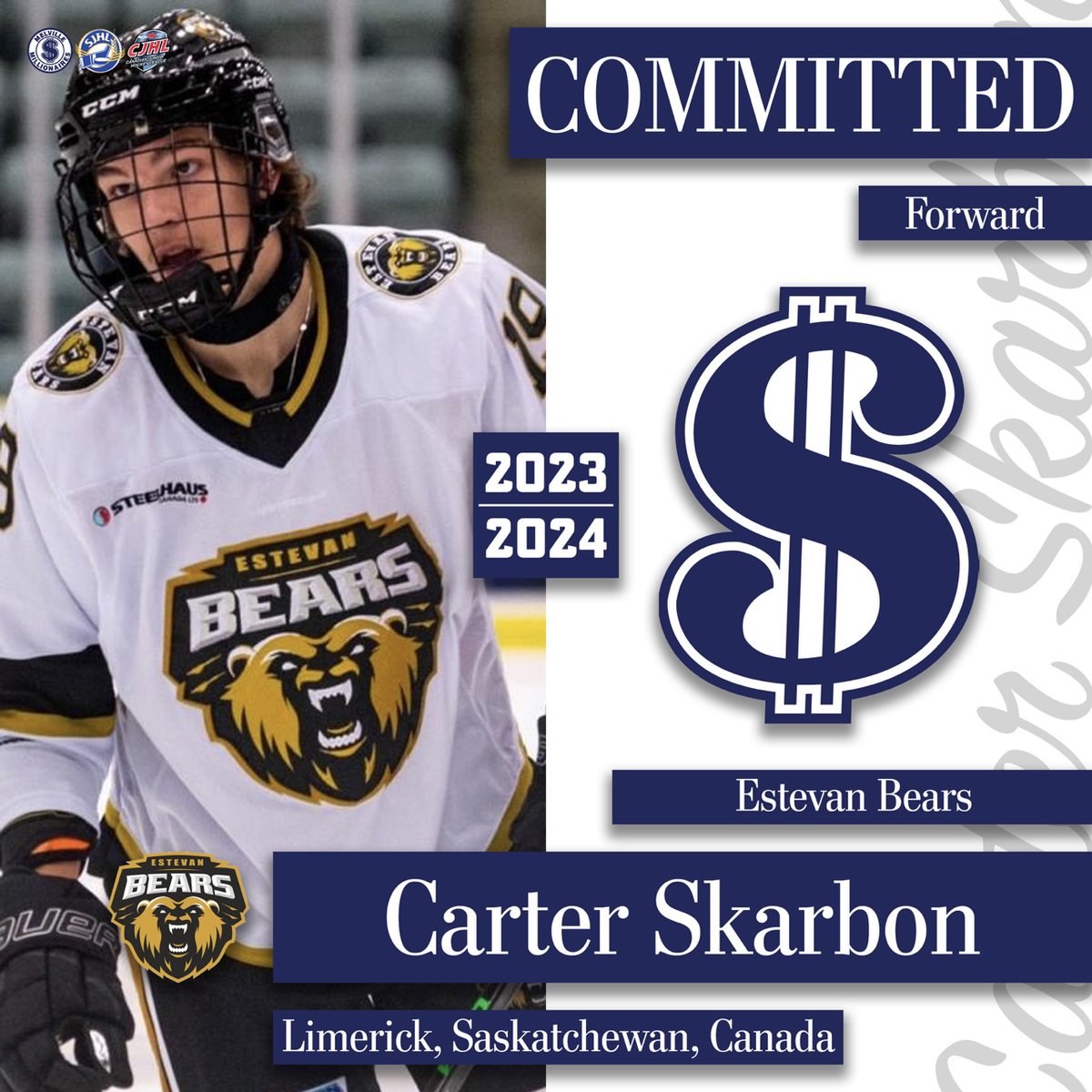 TBHockeyAdvisor's tweet photo. We are so proud of all of our player committments YTD including this incredible, hard working, young man CARTER SKARBON who signed an LOI with @MLVMillionaires  @theSJHL  at their 2023 Spring Camp. Carter is an alumni of the @EstevanBears .
#TrailBlazer https://t.co/19OHPifKre
