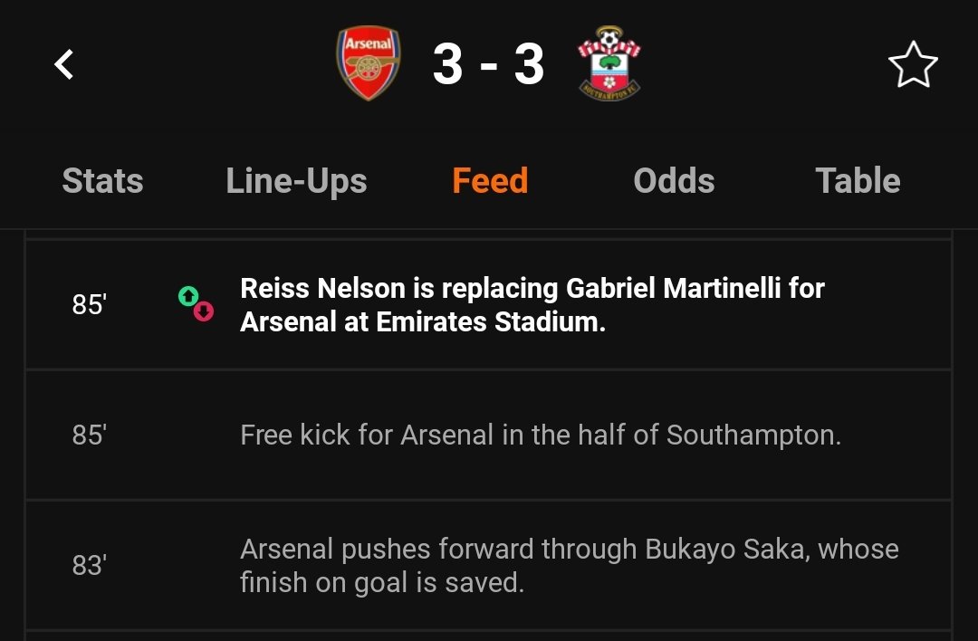 BenH861's tweet photo. @OptaJoe @OptaJim why wasn't this Sot given? @SkyBet or @paddypower paid you off? Absolute joke Saka has had 2 sot!! https://t.co/WwRDTcsKZg