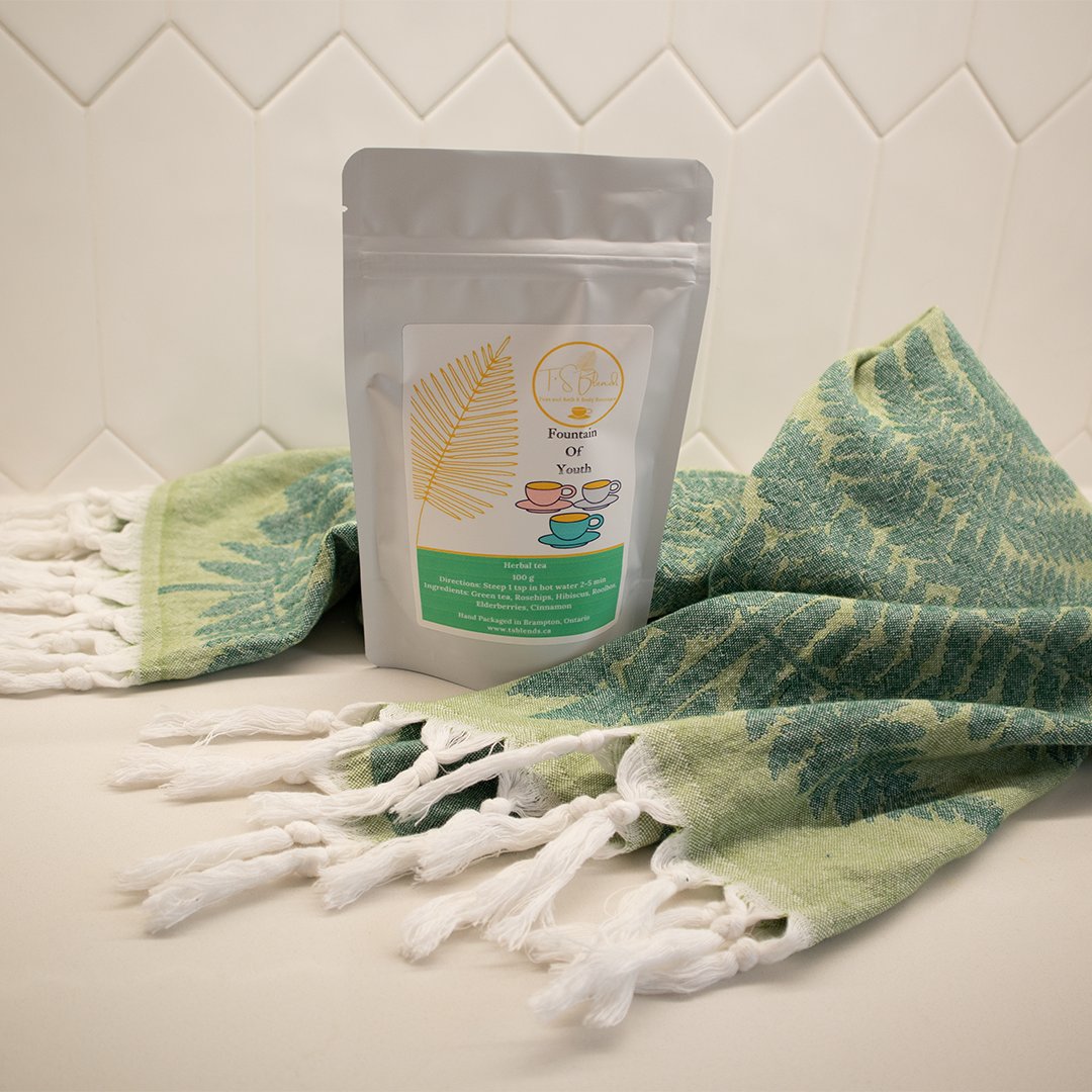 GIFT SETs are available for a limited time only. This April, enjoy our beautiful fern tea towel alongside 100g of loos leaf tea from our friends at @tsblends
Our two small businesses are here to make gift giving easy!
Shop online pompandsass.ca today #mothersdaygift