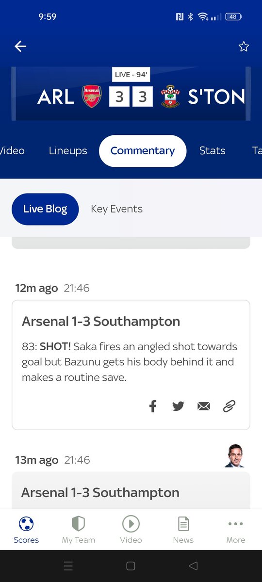 BonziKeith's tweet image. How is this not counted as a shot on target for Saka @paddypower?