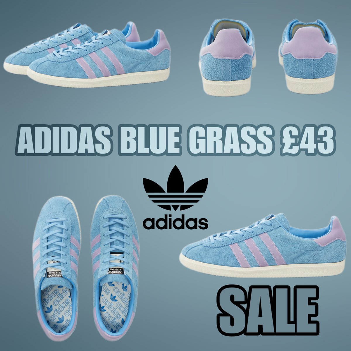 casualsdirect's tweet photo. #Ad Adidas Blue Grass reduced to Β£43 π₯π₯π₯
Available at https://t.co/cjtma2sDQ1
Sizes 8 to 11 listed
#adidas #adidasbluegrass #sale https://t.co/RlbReMOlq5