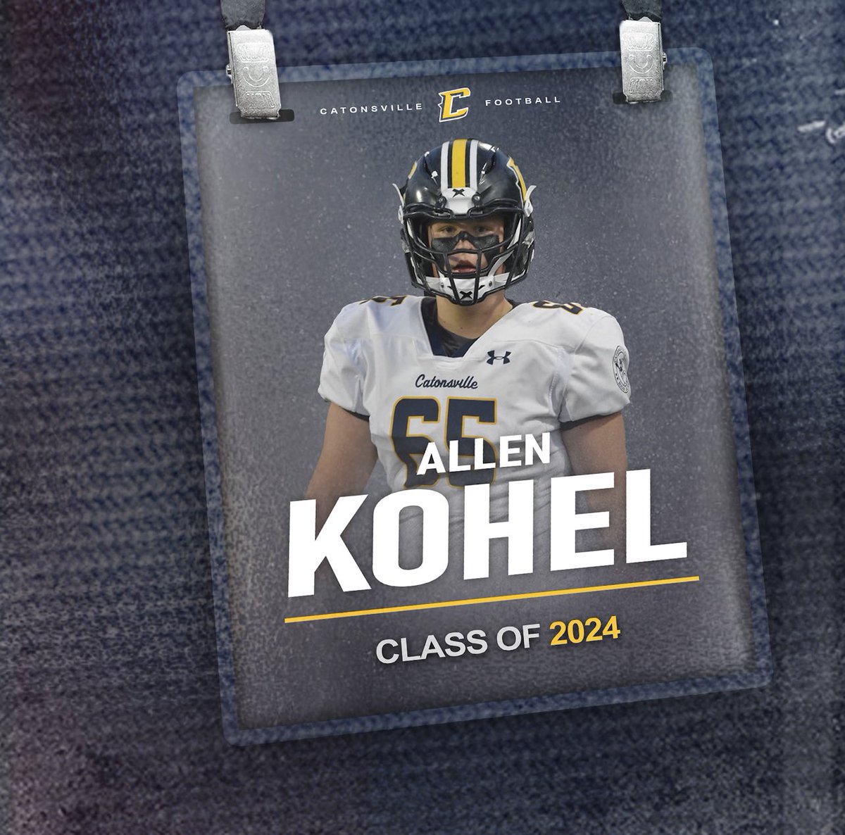 CatonsvilleFB's tweet photo. Allen “CJ” Kohel 
5’11 240
Center 
3.89 GPA
Class of 2024 
@allenkohel 

https://t.co/A4G4ItT7iX https://t.co/YzqEdv6wsx