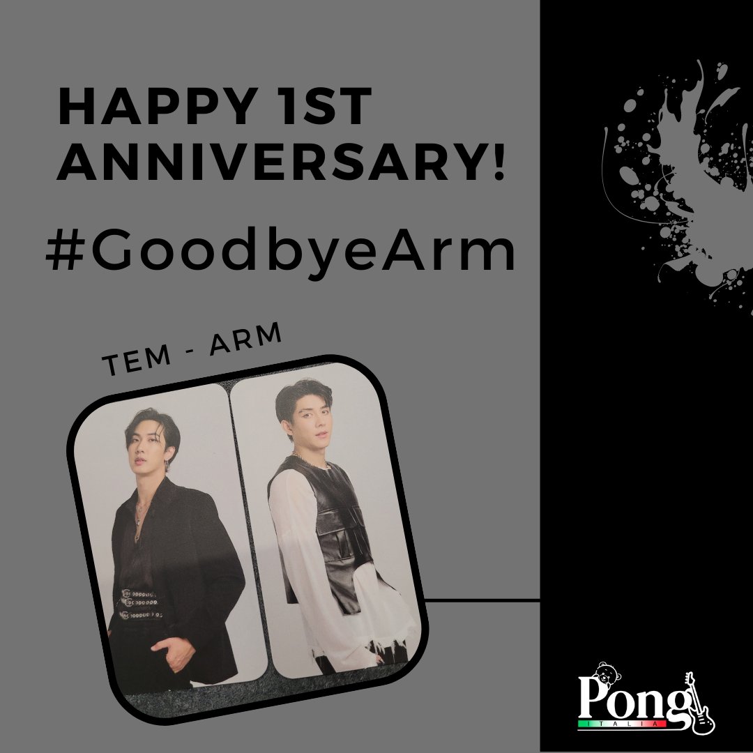 pongpsk_italia's tweet photo. Salutiamo Arm il nostro nerd super sexy!!! ❤
#GoodbyeArm
#Happy1stAnvKinnPorsche
#pong__psk #ชาวหมีของอ้ายพง https://t.co/FhB0JWuJ9M