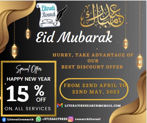 LiteratiResear1's tweet photo. Forget to worry about the #thesis #dissertation #article submission deadline and enjoy #Eid. Let us help you with your #Assignment and #ResearchWork with a discount this Eid!  #PhD #WritingCommunity #phdchat #phdlife @OpenAcademics #Eid2023 @PhDVoice
#عيد_الفطر_المبارك https://t.co/C3axbVgW8W