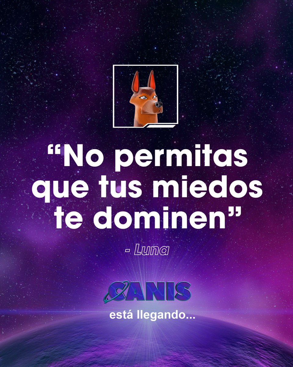 CanisNFTok's tweet photo. La sabiduría abunda en el universo de #CANISnft. Esta es una de nuestras frases favoritas de Luna. ¿Te parece un buen consejo? 🤔🐾
 
#LunaCANIS #frasedeldía #serienft https://t.co/NIYRfNDZ5o