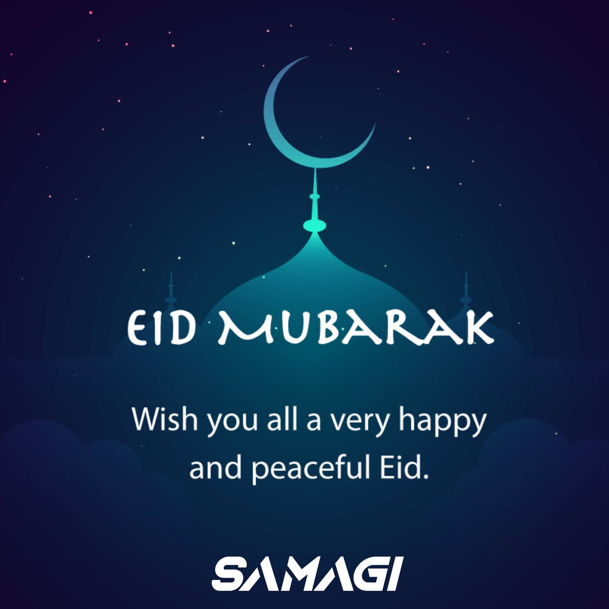SamagiGroup's tweet photo. Eid Mubarak 🌙

Wishing you all a very happy, peaceful and prosperous Eid.

#Eid #EidMubarak #Samagi #SamagiGroup. https://t.co/ZZkKNuAOaX