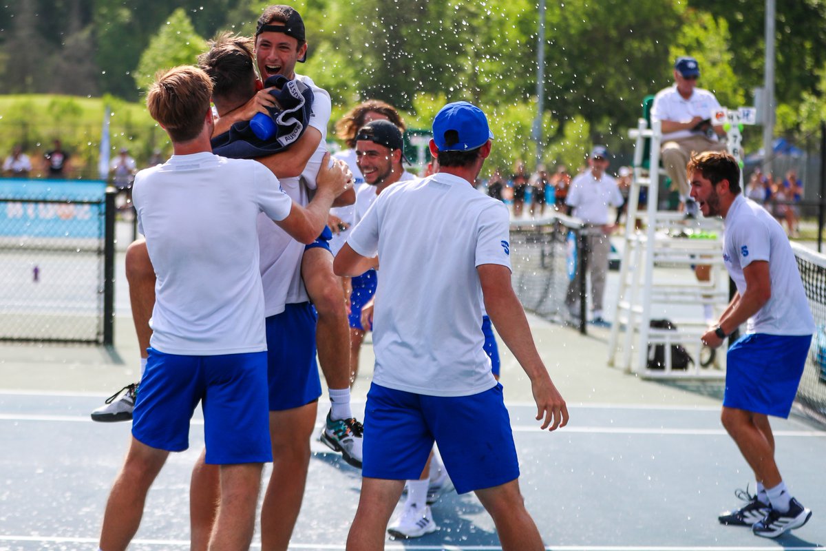 𝗙𝗜𝗡𝗔𝗟𝗦 𝗕𝗢𝗨𝗡𝗗🎾🏆

Third-seed @PackthePondo clinches a spot in the 2023 Big South Men's Tennis Championship!