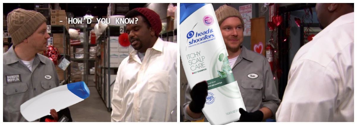 #office #officememes #funny #shampoo #headandshoulders #nateoffice #funnymemes #theoffice #markproksch