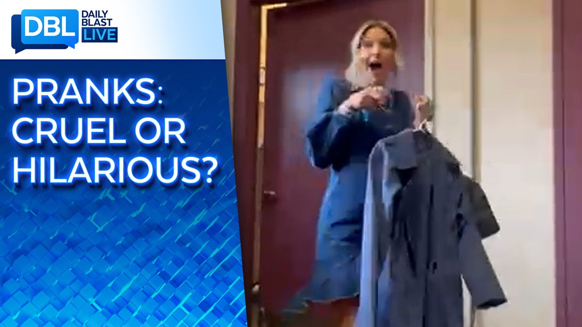 Daily Blast LIVE (@dailyblastlive) on Twitter photo 'What Was That?!' Hilarious Videos of People Getting Scared is New #TikTok Trend
The panel discusses whether pranks are cruel or hilarious... and <a href="/JeffSchroeder23/">Jeff Schroeder</a> gets in on the fun! ▶️ youtu.be/oLBArSgp0YU
#pranks #scare #viralvideo <a href="/SamSchacher/">Sam Schacher</a> 'What Was That?!' Hilarious Videos of People Getting Scared is New #TikTok Trend
The panel discusses whether pranks are cruel or hilarious... and <a href="/JeffSchroeder23/">Jeff Schroeder</a> gets in on the fun! ▶️ youtu.be/oLBArSgp0YU
#pranks #scare #viralvideo <a href="/SamSchacher/">Sam Schacher</a>