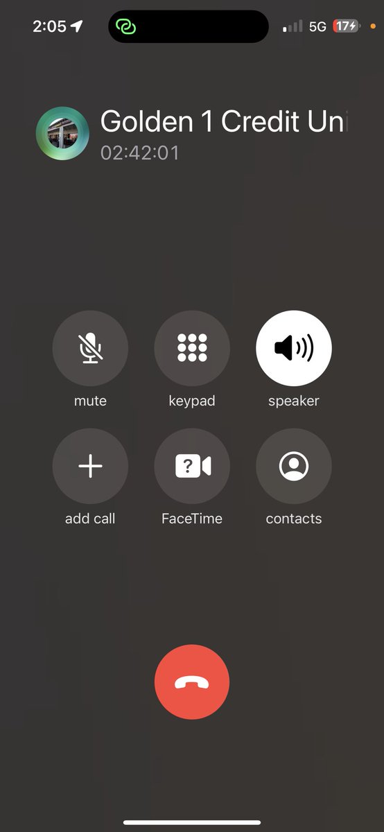elliotrosette's tweet photo. @golden1cu anyone working today? I have been on hold for almost three hours https://t.co/SfG8v5OQzb