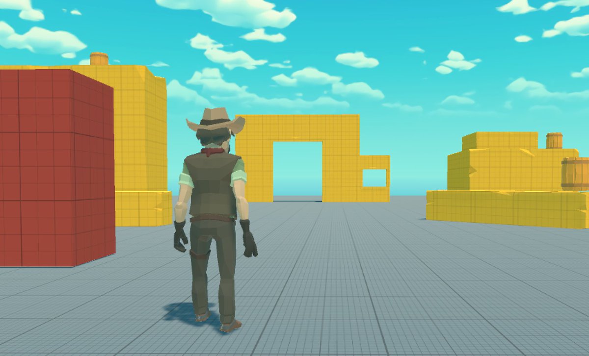 Anthonayer's tweet photo. Day 2 of #100DaysOfCode 

It's time to start a little third person game in Unity to practice animation, shooting mechanics and some cinematography. https://t.co/UkSXUm1aa0