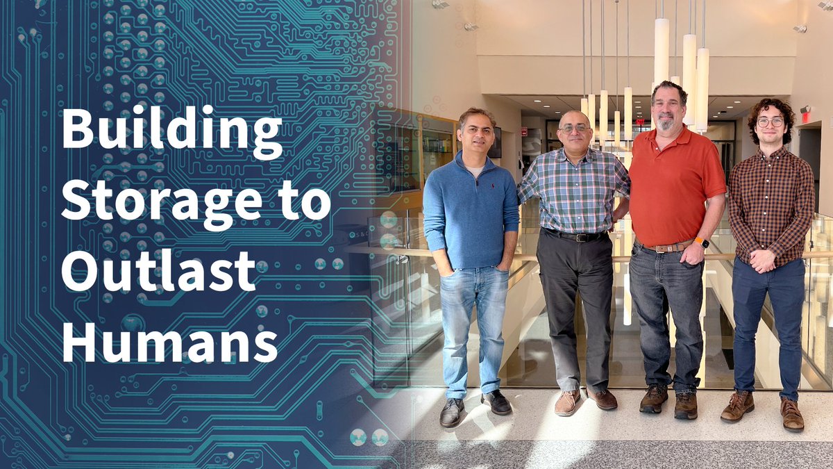 @stonybrooku @sbucompsc profs and @santaclarauniversity received $1.2M from the  @NSF for long-term storage project. Learn more here: bit.ly/41uZsG0