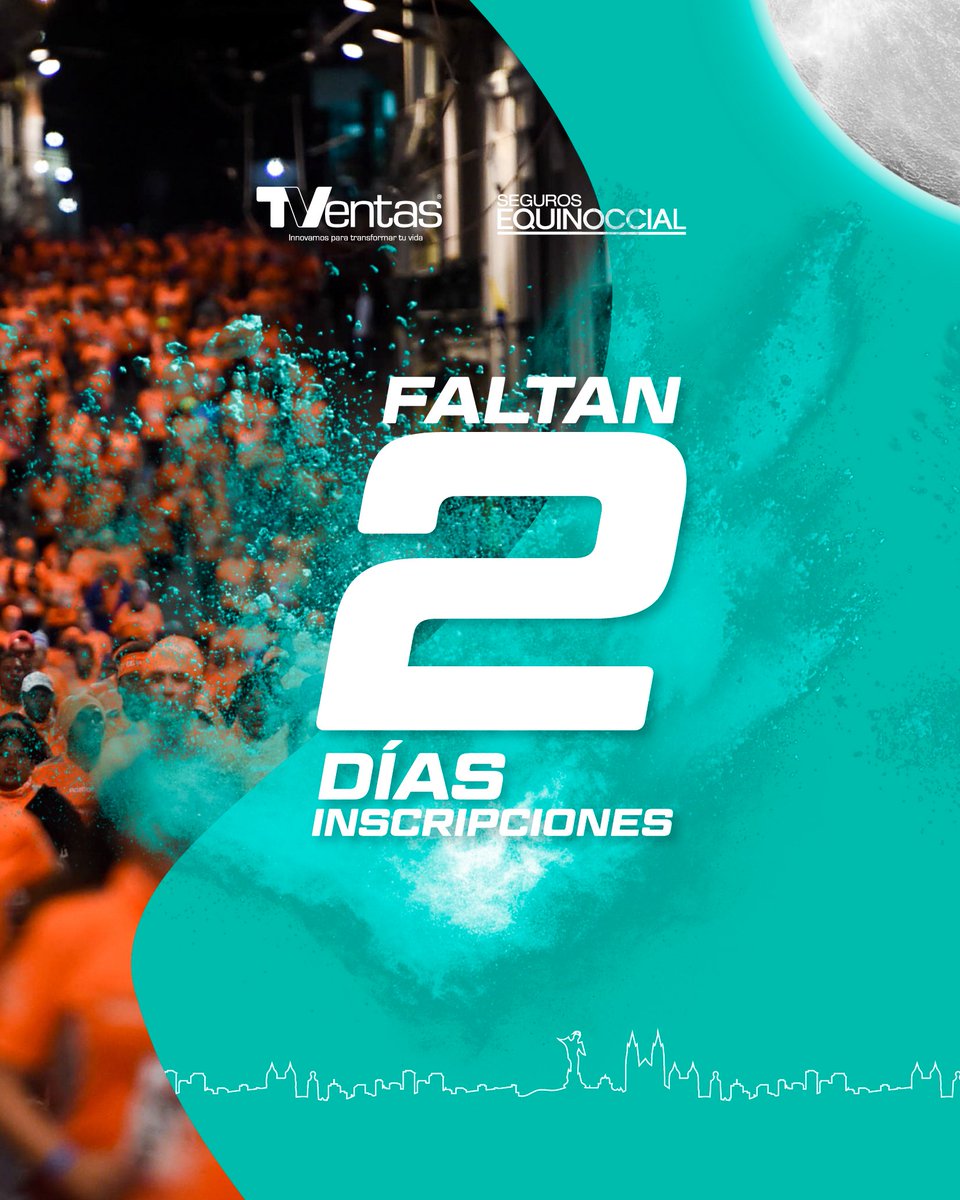 rutaiglesias10k's tweet photo. 2 DÍAS PARA QUE INICIEN LAS INSCRIPCIONES 🔥  Falta poco para que puedas inscribirte. 😎  Recuerda que a partir del 24 de abril puedes inscribirte en la página web https://t.co/5WLF8Vg65t 💻 o en cualquier local #TVentas a nivel nacional 👌🏻 https://t.co/Kx9KR4y2Nq