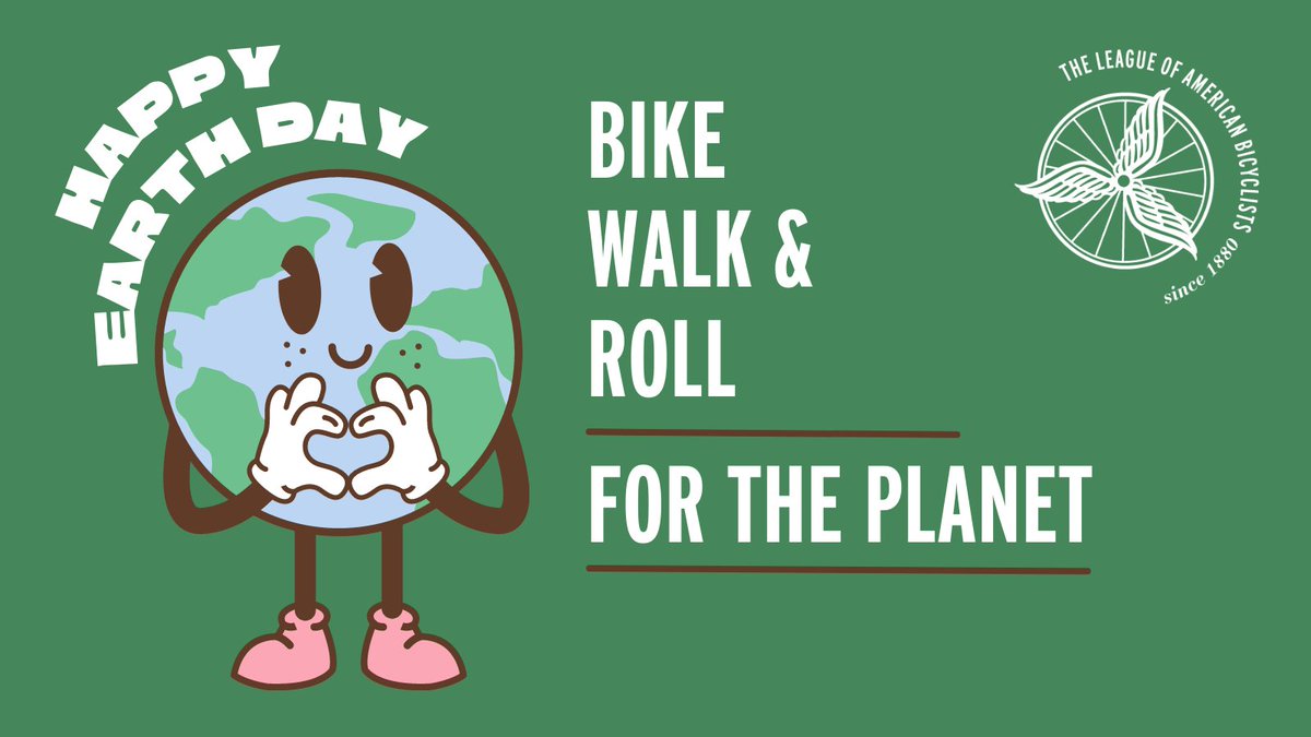 BikeLeague's tweet photo. Happy #EarthDay! Let's show love back to the planet 🫶🌎 by switching to more #biking, #walking and rolling trips 👣 Choosing sustainable transportation not only reduces our #carbonfootprints but also reduces traffic congestion - giving us more time to enjoy Earth's beauty! 💚 https://t.co/A84YIRWmLs