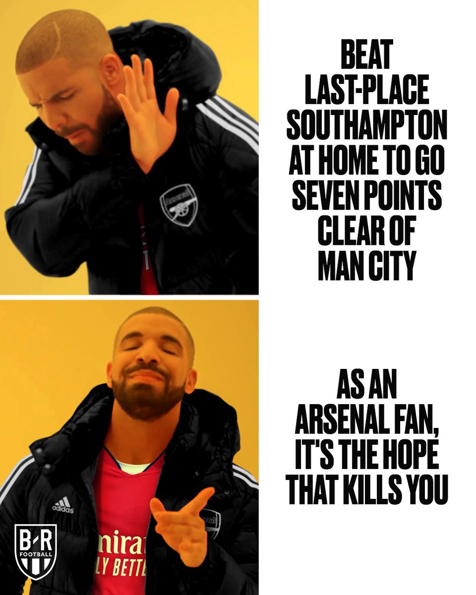 brfootball's tweet photo. Three straight draws for Arsenal in the title race 🫥 https://t.co/iTRvzwzaWQ