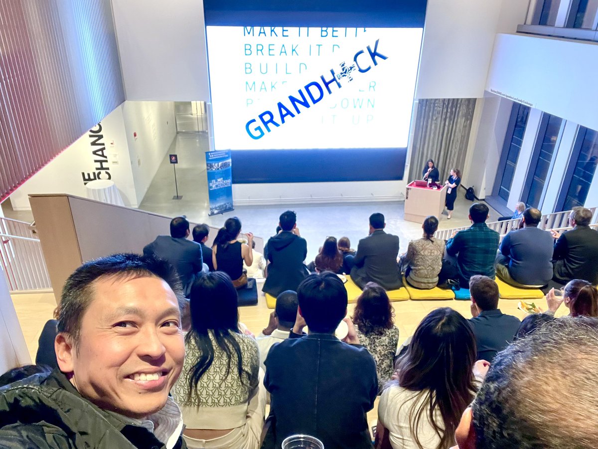 shwen's tweet photo. Super excited to kickoff the @mithackmed #GrandHack23 with the alumni reception last night and the official kickoff at the @enginexyz today!
Great to see long time #HackMed friends and lots of new ones! https://t.co/PHP6jPTDzn