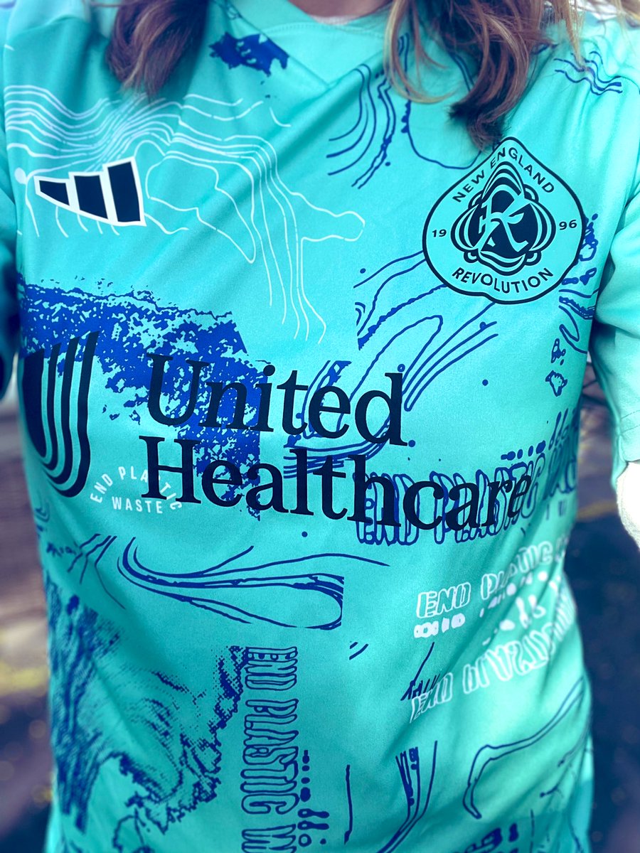 sarahwroblewski's tweet photo. Anyone else excited for the @NERevolution game this weekend?! Looks mainly dry, but cloudy. Every team is wearing the #OnePlanet kit made of recycled materials to celebrate #EarthDay ! I 💕 the #NERevs jersey ! #EndPlasticWaste https://t.co/3uNnsZpa2I