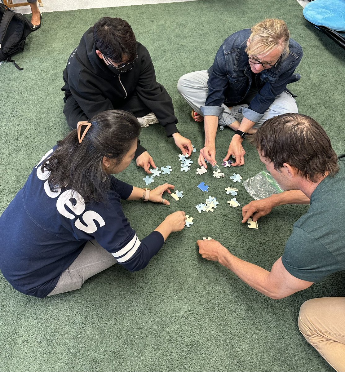 AlexaHorowitz2's tweet photo. Promoting creative innovation and communication skills with The Barter Puzzle during todays PD #HerricksPOG @HerricksSchools @SearingtownK5 https://t.co/xhC4sjeEbW