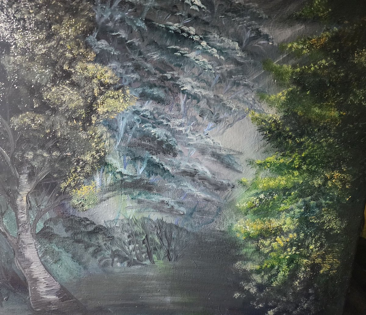 MakerMoth's tweet image. the #WIP that wont post 🥲 #oilpainting #art