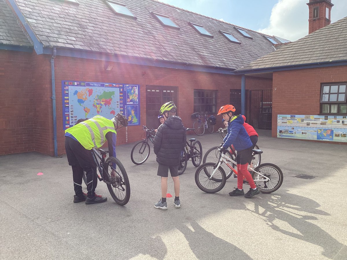 WKPSWirral's tweet photo. Well done to our Year 5 children who took part in Bikeability this week! You were excellent ambassadors for our school when out on the roads. @BikeabilityUK #roadsafety #bikeright #bike #cyclingskills #activeschools https://t.co/CmncM9ZhMO