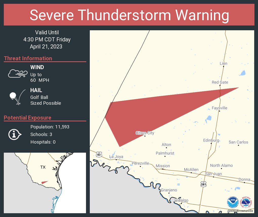 NWS Severe Tstorm on Twitter "Severe Thunderstorm Warning continues