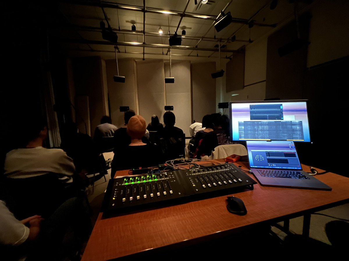 The concert at the Faculty of Music in Montreal's 32-speaker dome was fantastic. The conference was also excellent, with many great questions and comments.