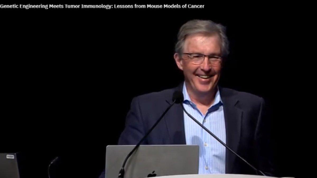 Ludwig Cancer (@ludwig_cancer) on Twitter photo Ludwig <a href="/MIT/">Massachusetts Institute of Technology (MIT)</a> Co-director Tyler Jacks spoke at #AACR2023 about the use of mouse models of cancer—further engineered to express cancer antigens or accumulate mutations in cancer cells—as a tool for nuanced and comprehensive study of anti-tumor immune responses. Ludwig <a href="/MIT/">Massachusetts Institute of Technology (MIT)</a> Co-director Tyler Jacks spoke at #AACR2023 about the use of mouse models of cancer—further engineered to express cancer antigens or accumulate mutations in cancer cells—as a tool for nuanced and comprehensive study of anti-tumor immune responses.