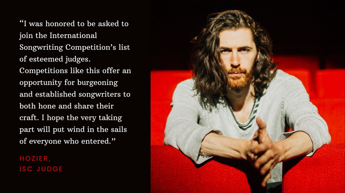intlsongcomp's tweet photo. 🎶 A big THANK YOU to @Hozier for being an amazing judge for ISC! 🙌 Your insightful feedback
& support for emerging songwriters mean the world to us. 🌎 Your quote is a truly inspirational. 🎵
.
#Intlsongcomp #songwriters #thankyou #musicindustry #supportartists #creativity https://t.co/rl7Vke4Rrk