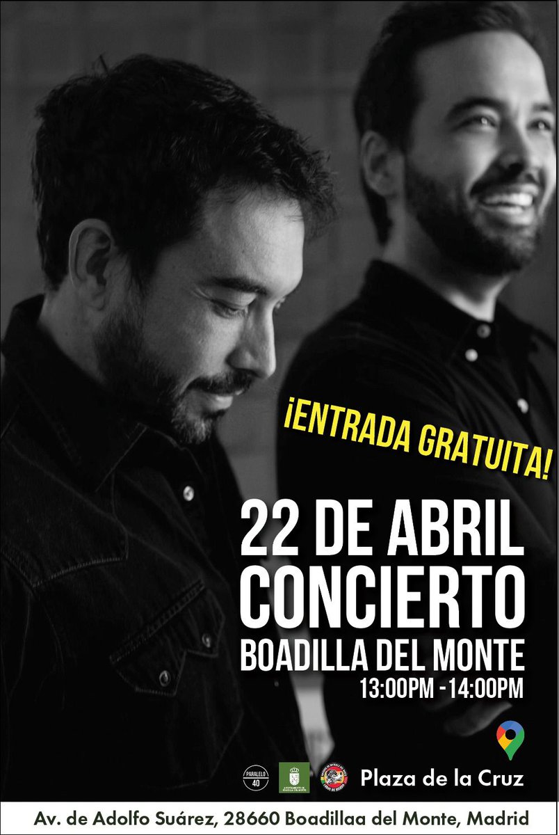 mañana!! #boadilladelmonte #Concierto