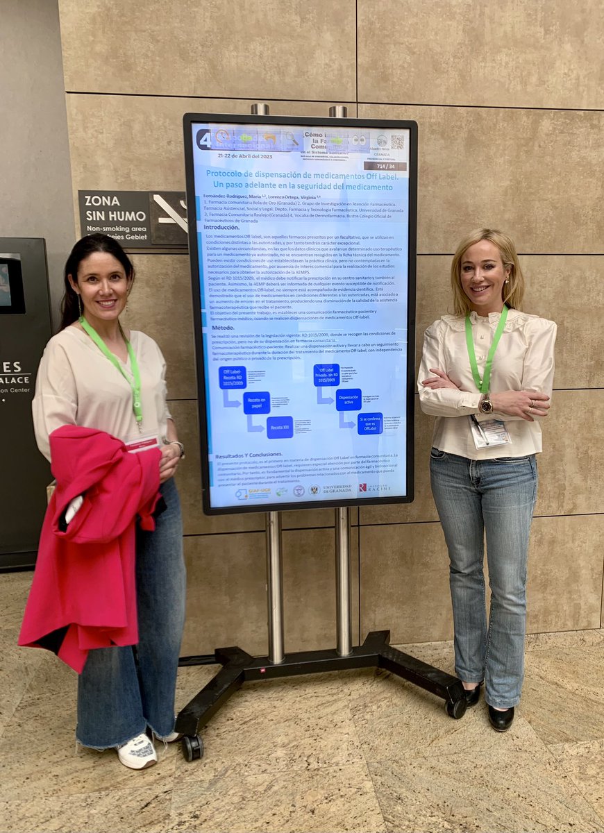 vortegalorenzo's tweet photo. 4 Simpodader Internacional:
¿Cómo integrar la Farmacia Comunitaria en el Sistema Sanitario?
Con nuestro trabajo
“Protocolo de dispensación de medicamentos off label: Un paso adelante en la seguridad”, Maria Fernandez y yo aportamos nuestro granito de arena 👩🏼⚕️👩🏼⚕️. https://t.co/7Xe2cI8fV0