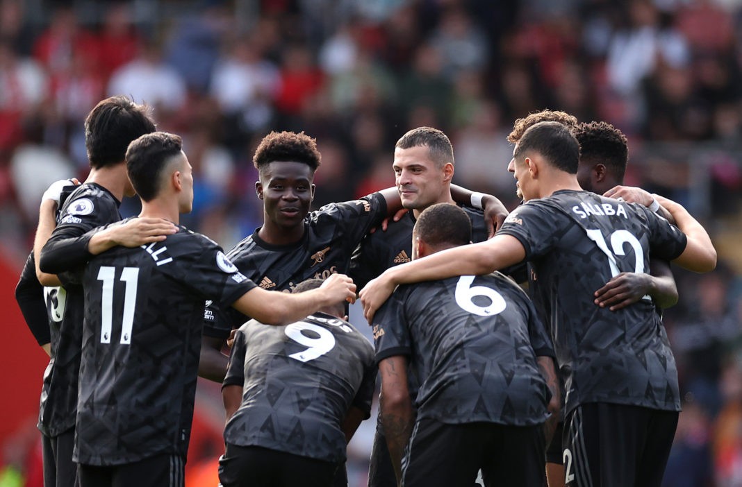 TrollFootball's tweet photo. Arsenal players at the end of season after going trophyless again: Maybe the real trophy is the friends we made along the way. https://t.co/PcpObMjLzG