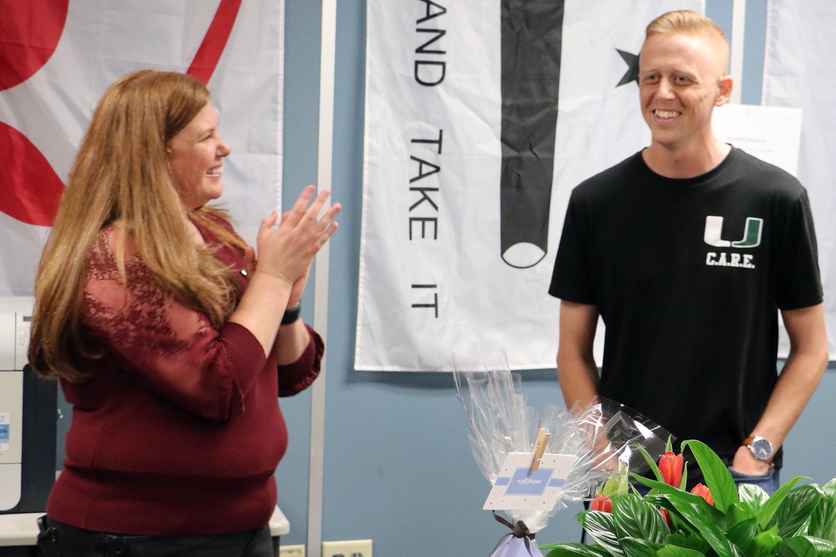 rockwallschools's tweet photo. Congrats to @utleywolves first-year teacher Seth Taylor for being named Secondary Beginning Teacher of the Year! The Sheri Stodghill Fowler Beginning Teacher of the Year Award honors teachers in the BEST Program, which stands for "Beginning Educators, Successful Teachers." https://t.co/KwHk7iofnD