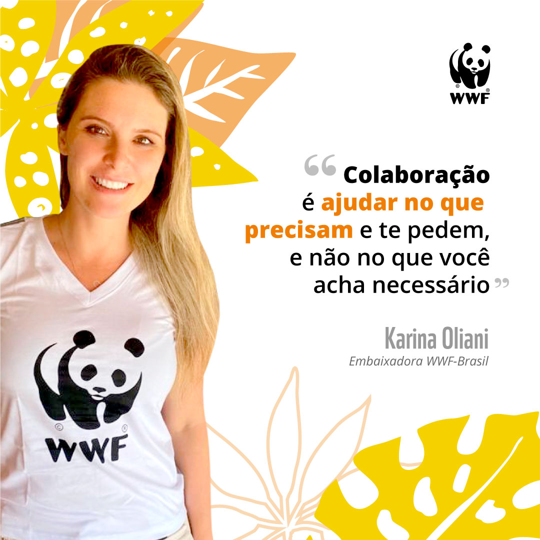 wwfbrasil's tweet photo. A apresentadora de TV @KarinaOliani https://t.co/19ahdw4r9d