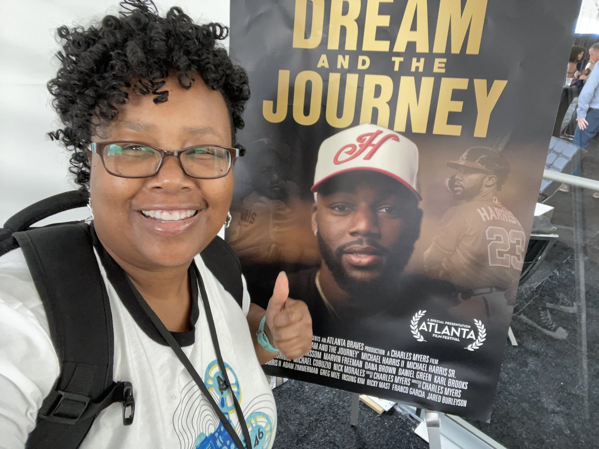 Starting off covering the #AtlantaFilmFestival for @WeAreSecondU with my first film: “Michael Harris II: The Dream and the Journey,” a short documentary film about Centerfielder Michael Harris II #ATLFF23 #ForTheA #LaunchingFilmCareers Sponsored by: @Braves