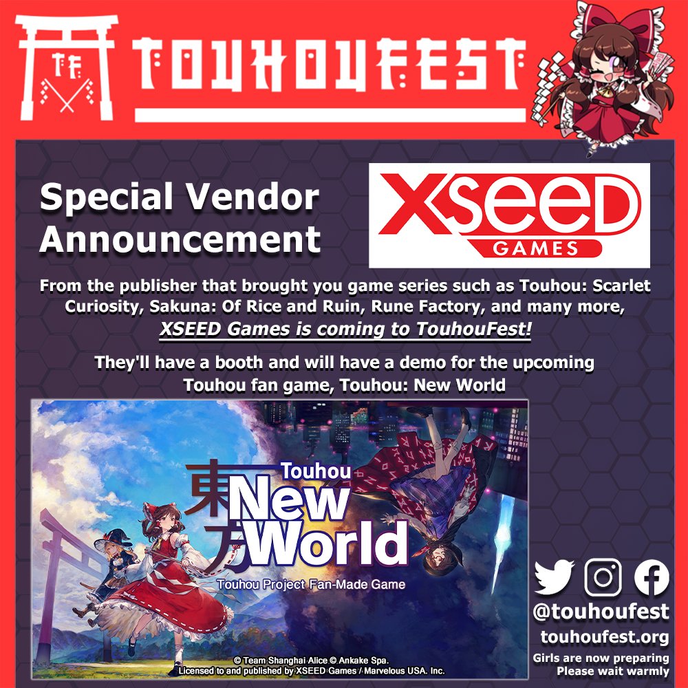 Cloudie touhoufest on twitter rt touhoufest with one week away