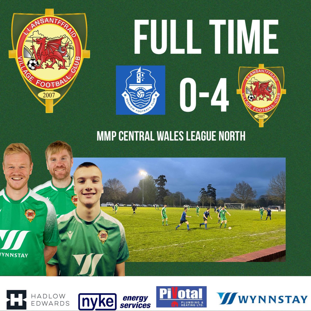 Llansantffraid FC tweet media