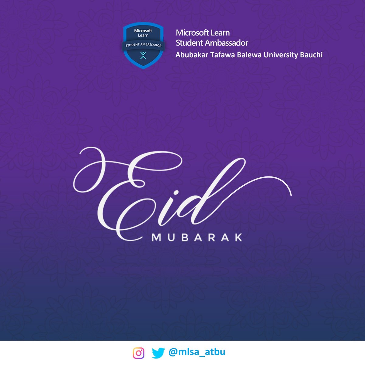 mlsa_atbu's tweet photo. Eid Mubarak https://t.co/4AtNT6ZQWv