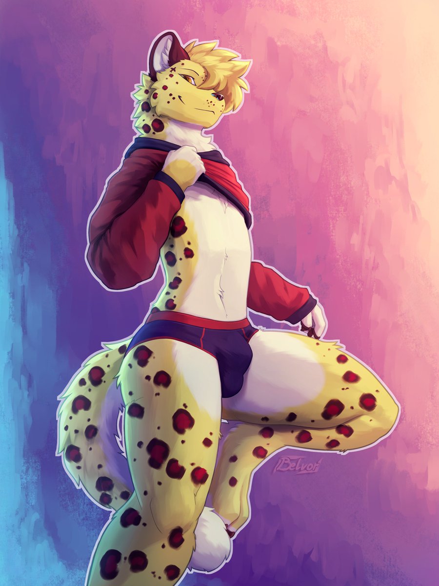 Wild kitty shows off to you, wyd?