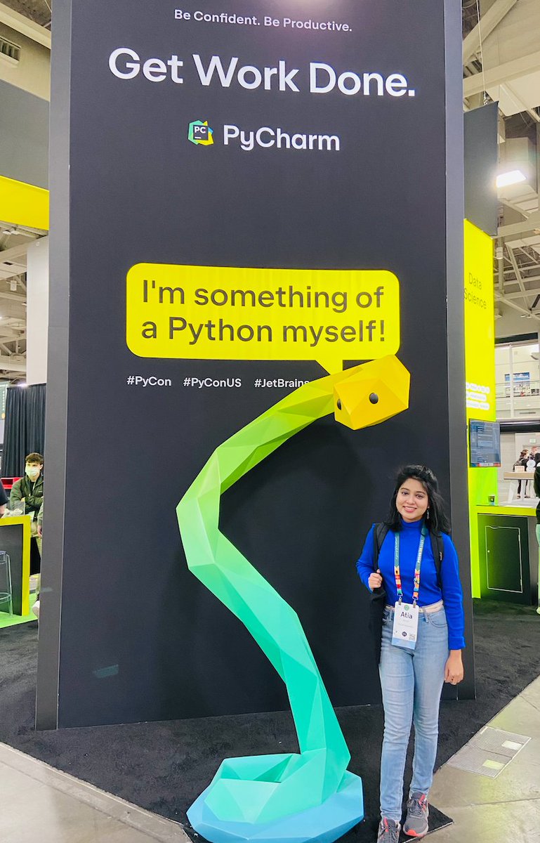 AtiaAmin1's tweet photo. Second day at #PyConUS2023 https://t.co/StoynP2Lvl
