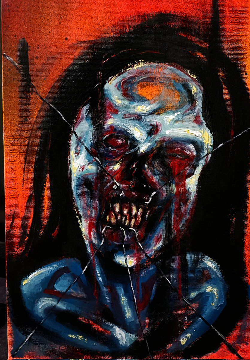 AnnaScaryArt's tweet photo. My zombies 🧟‍♀️ Have a nice weekend 🔥
#zombies #creepy #creepyart #darkart #HorrorCommunity #HorrorFamily #HorrorArt https://t.co/u888gm7aDd