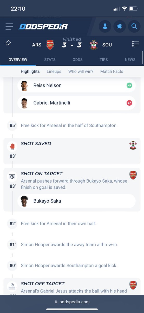 nicpepper15's tweet photo. @SkyBet this is clear that Saka had 2 shots on target, it’s disgraceful your not paying out on this https://t.co/QnOuWZjTKm