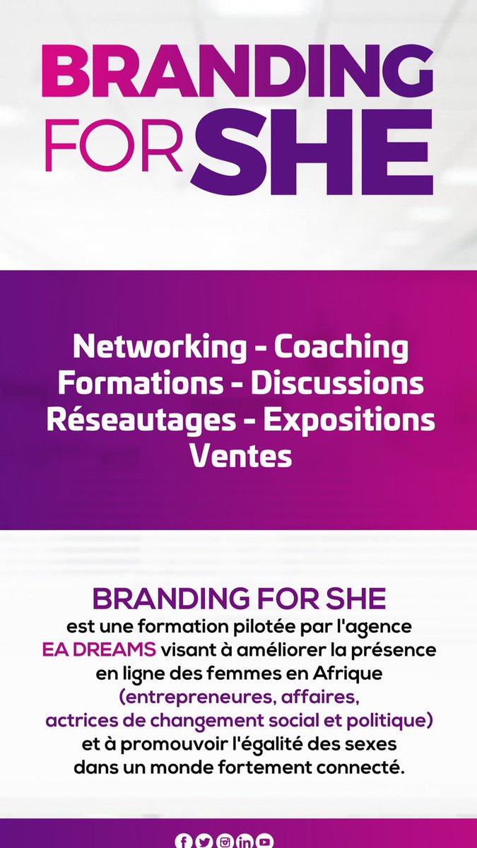 EApampa's tweet photo. Demain 8h - 18h #brandingforshe https://t.co/2T3qoGSCFg