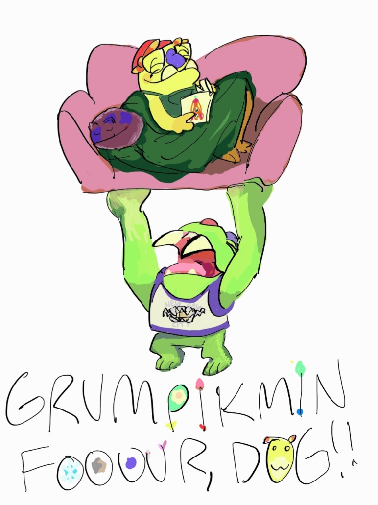 OrbWeasel's tweet photo. chandlo's reaction to this year's grumptendo direct #Bugsnax snorplo fanart https://t.co/l8cwm72l3q