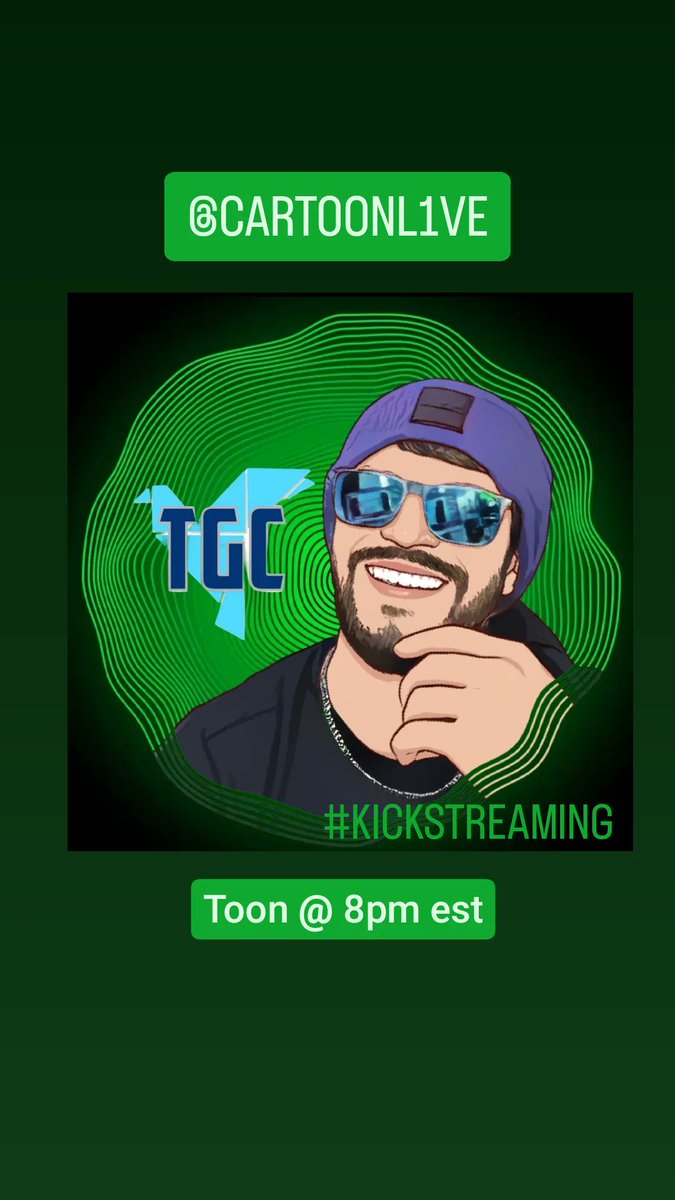 Di0DoA's tweet photo. Dont miss this evenings televised T๐N stream @ 8pm est....
With your favorite host @cartoonL1VE on the green app ๐
http:/www.kick.com/cartoonl1ve
#ToonStream #KickStreaming #kick #cartoonl1vestream #EveningStream #FuckAroundandFindOut https://t.co/fpkQSyH8Sy